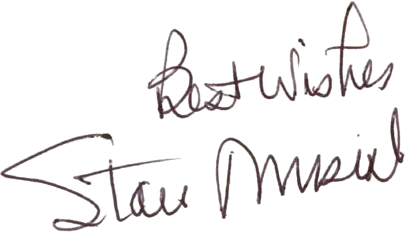 Stan “The Man” Musial signature