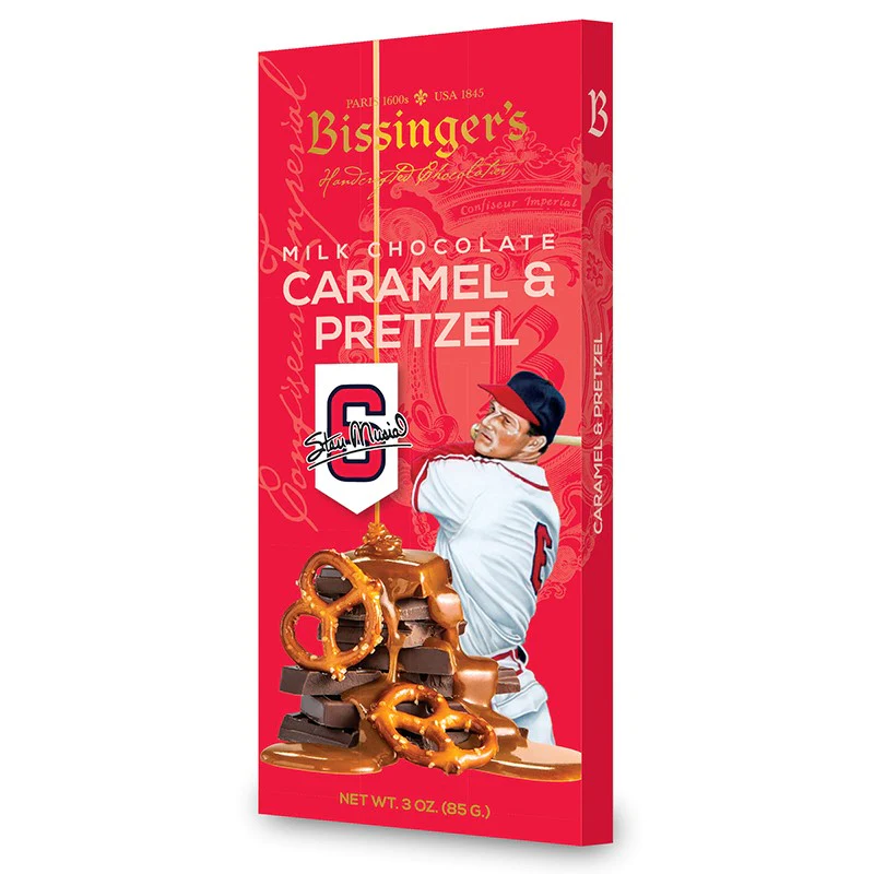 Stan Musial chocolate collaboration packaging